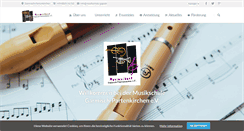 Desktop Screenshot of musikschule-gap.de